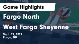 Fargo North  vs West Fargo Sheyenne  Game Highlights - Sept. 22, 2022