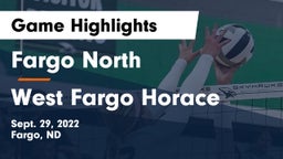 Fargo North  vs West Fargo Horace  Game Highlights - Sept. 29, 2022