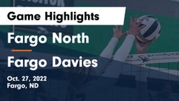 Fargo North  vs Fargo Davies  Game Highlights - Oct. 27, 2022