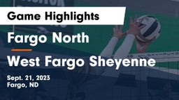 Fargo North  vs West Fargo Sheyenne  Game Highlights - Sept. 21, 2023