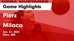 Pierz  vs Milaca  Game Highlights - Jan. 31, 2023