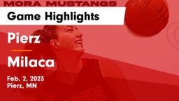 Pierz  vs Milaca  Game Highlights - Feb. 2, 2023