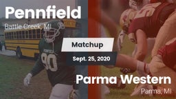 Matchup: Pennfield High vs. Parma Western  2020