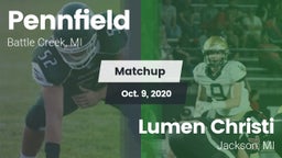 Matchup: Pennfield High vs. Lumen Christi  2020