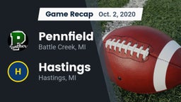 Recap: Pennfield  vs. Hastings  2020