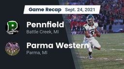 Recap: Pennfield  vs. Parma Western  2021