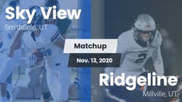 Matchup: Sky View  vs. Ridgeline  2020