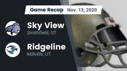 Recap: Sky View  vs. Ridgeline  2020
