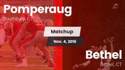 Matchup: Pomperaug High vs. Bethel  2016
