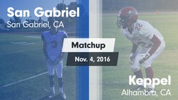 Matchup: San Gabriel High vs. Keppel  2016