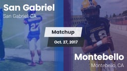 Matchup: San Gabriel High vs. Montebello  2017
