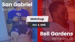 Matchup: San Gabriel High vs. Bell Gardens  2018