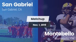 Matchup: San Gabriel High vs. Montebello  2019