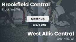 Matchup: Brookfield Central vs. West Allis Central  2016