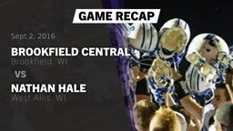 Recap: Brookfield Central  vs. Nathan Hale  2016