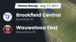 Recap: Brookfield Central  vs. Wauwatosa East  2017