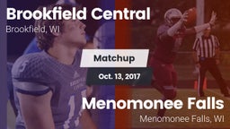 Matchup: Brookfield Central vs. Menomonee Falls  2017