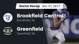 Recap: Brookfield Central  vs. Greenfield  2017