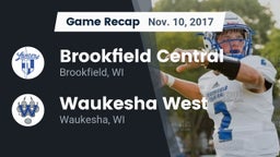 Recap: Brookfield Central  vs. Waukesha West  2017
