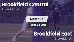 Matchup: Brookfield Central vs. Brookfield East  2018