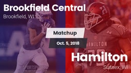 Matchup: Brookfield Central vs. Hamilton  2018