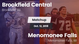 Matchup: Brookfield Central vs. Menomonee Falls  2018