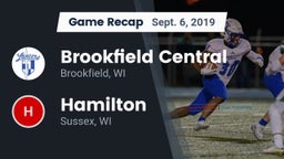 Recap: Brookfield Central  vs. Hamilton  2019