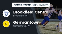 Recap: Brookfield Central  vs. Germantown  2019