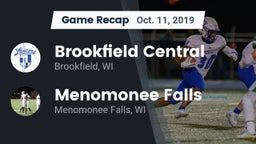 Recap: Brookfield Central  vs. Menomonee Falls  2019