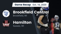 Recap: Brookfield Central  vs. Hamilton  2020
