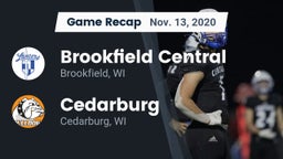 Recap: Brookfield Central  vs. Cedarburg  2020