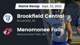 Recap: Brookfield Central  vs. Menomonee Falls  2022