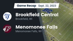 Recap: Brookfield Central  vs. Menomonee Falls  2023