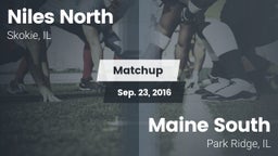 Matchup: Niles North High vs. Maine South  2016