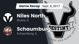 Recap: Niles North  vs. Schaumburg  2017