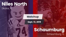Matchup: Niles North High vs. Schaumburg  2019