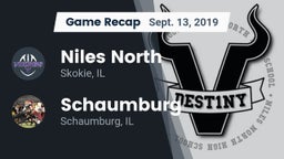Recap: Niles North  vs. Schaumburg  2019