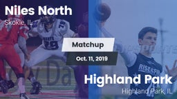Matchup: Niles North High vs. Highland Park  2019
