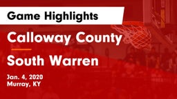 Calloway County  vs South Warren  Game Highlights - Jan. 4, 2020