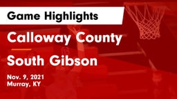 Calloway County  vs South Gibson  Game Highlights - Nov. 9, 2021
