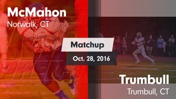 Matchup: McMahon  vs. Trumbull  2016