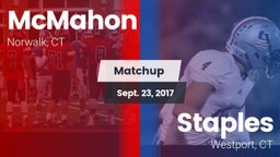 Matchup: McMahon  vs. Staples  2017