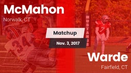 Matchup: McMahon  vs. Warde  2017