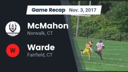 Recap: McMahon  vs. Warde  2017