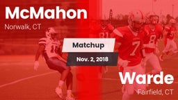 Matchup: McMahon  vs. Warde  2018