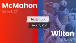Matchup: McMahon  vs. Wilton  2020