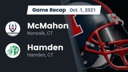 Recap: McMahon  vs. Hamden  2021