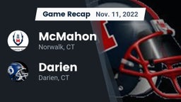 Recap: McMahon  vs. Darien  2022