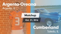 Matchup: Argenta-Oreana High vs. Cumberland  2016