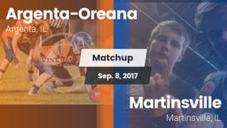 Matchup: Argenta-Oreana High vs. Martinsville  2017